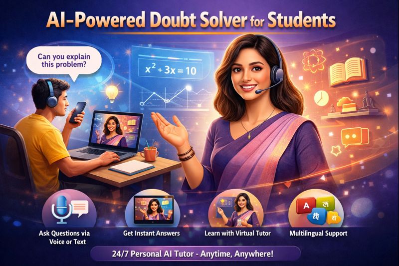 AI-Powered Doubt Solver for Students – Conversational Avatar Platform